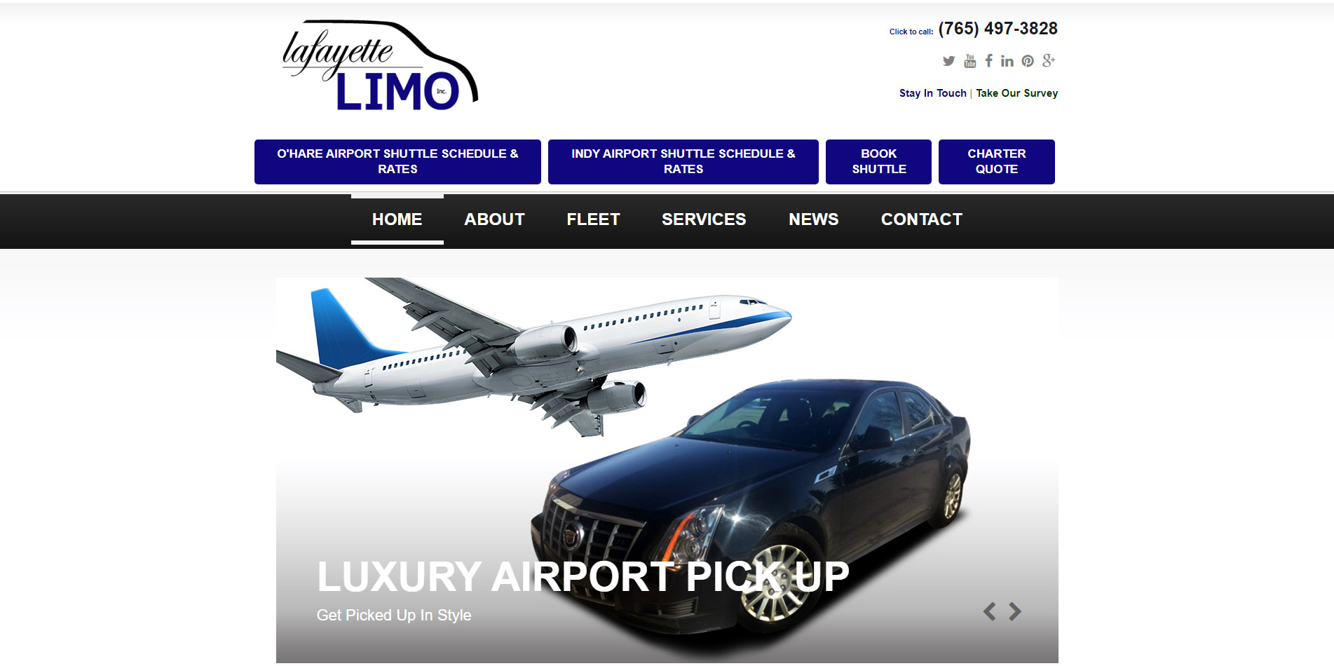Lafayette Limo Website